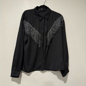 Western women’s sheer shirt